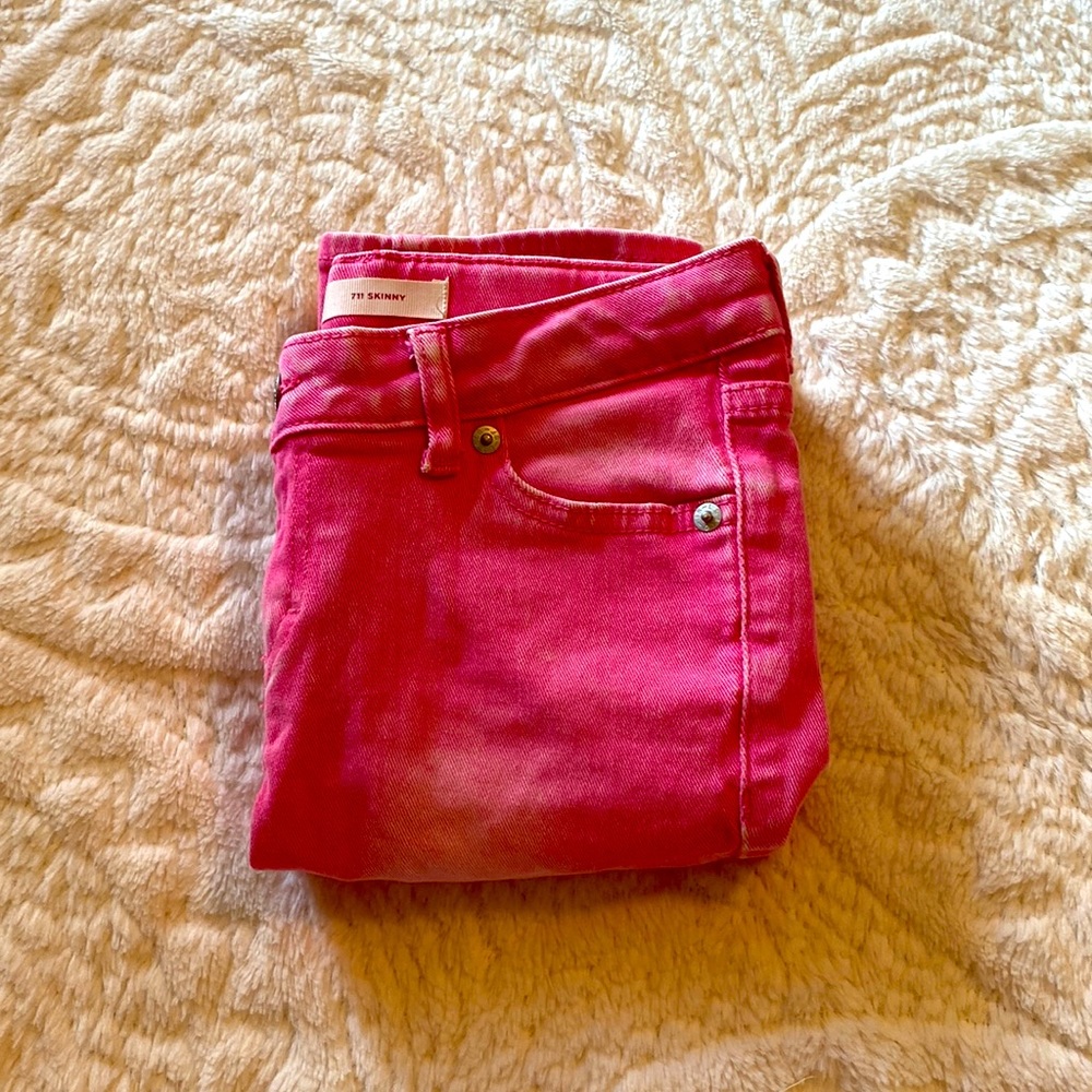 pink girls jeans